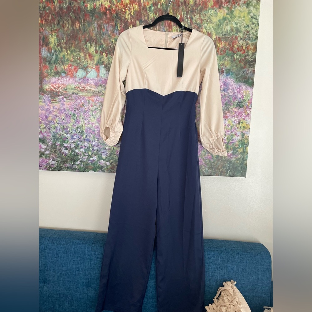 Kelisa Cream jumpsuit